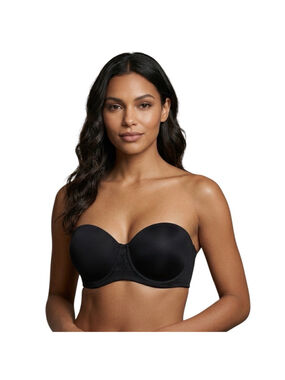 Vanity Fair Beauty Back Strapless Bra 34D Black Convertible 5-Way NWT